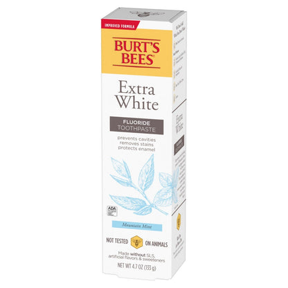 Extra White Fluoride Natural Toothpaste Mountain Mint - US 5492